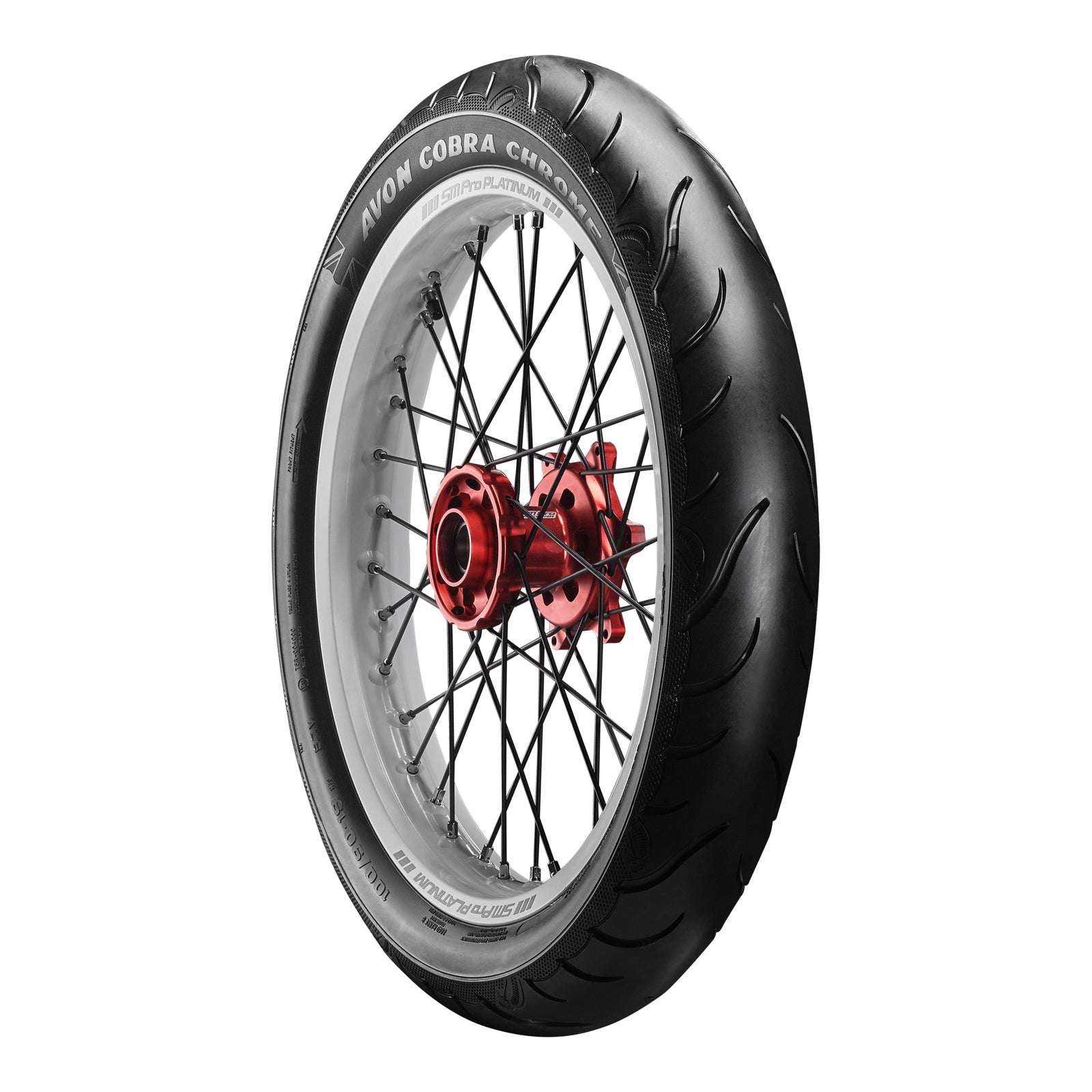 Avon Cobra Chrome 120/70-21 Front Tyre (68V Rating) AV91