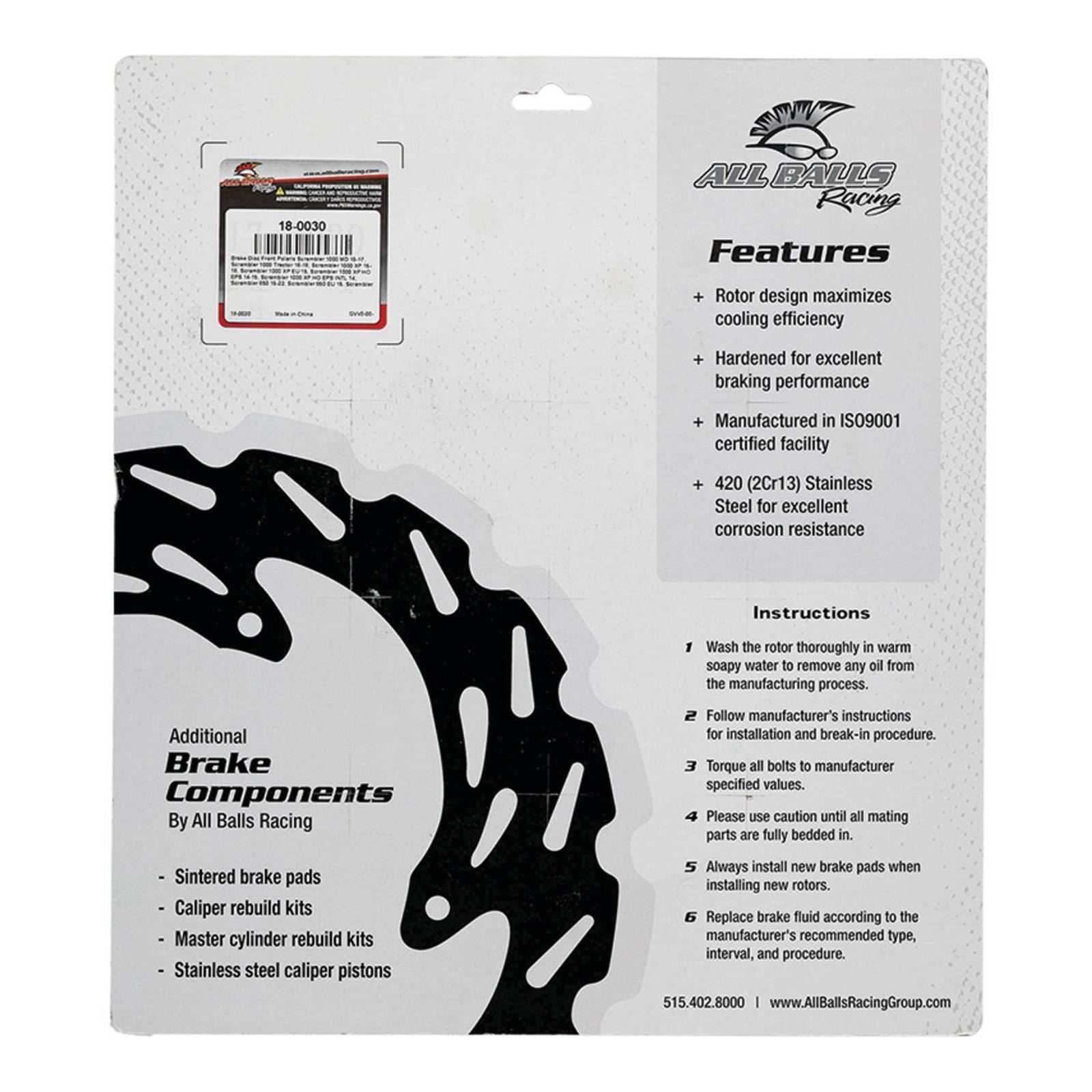 Brake Disc 18-0030