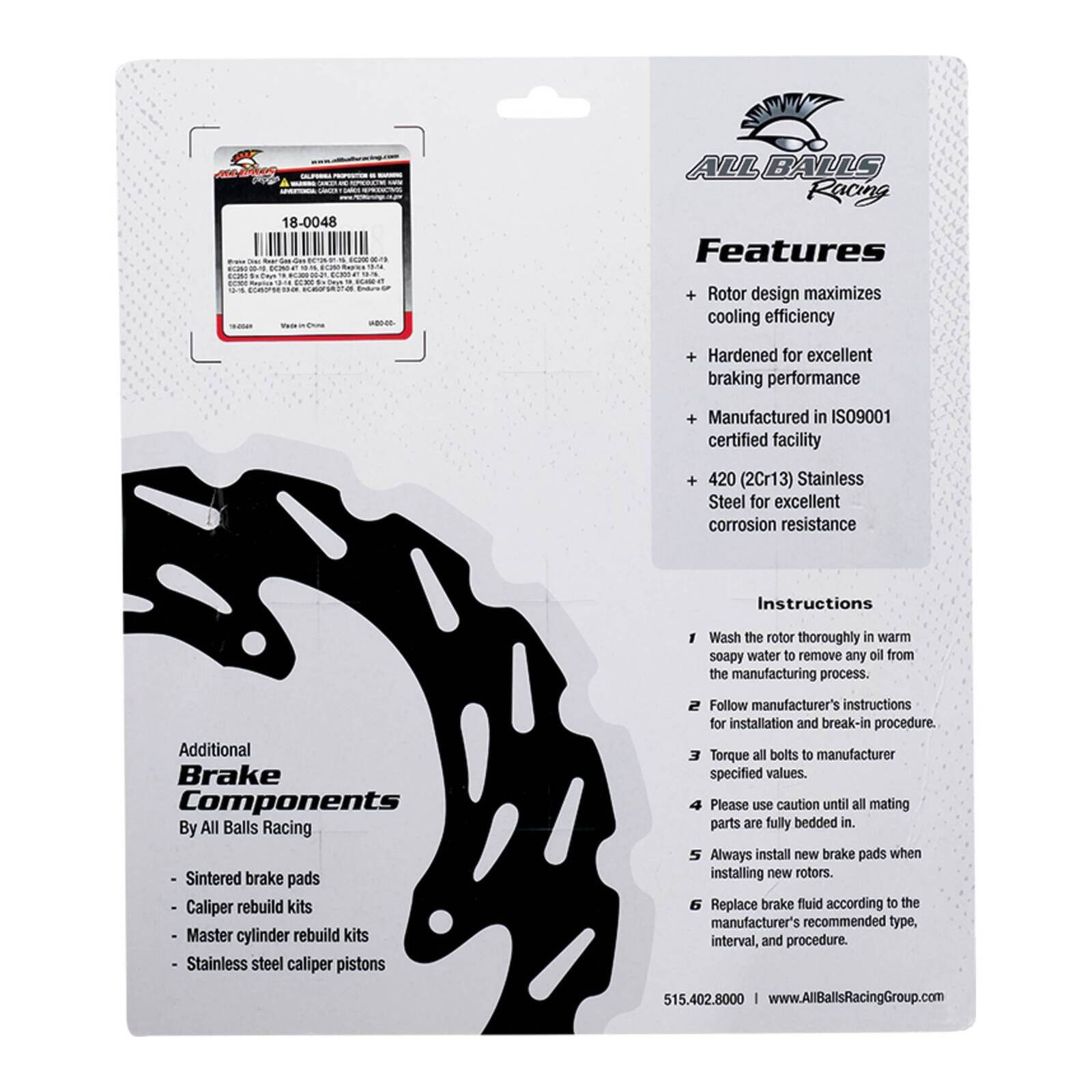 Brake Disc Rear – 18-0048