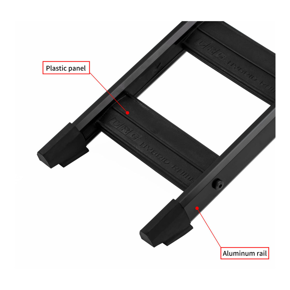 DRC Hybrid Folding Ramp 210cm - Black
