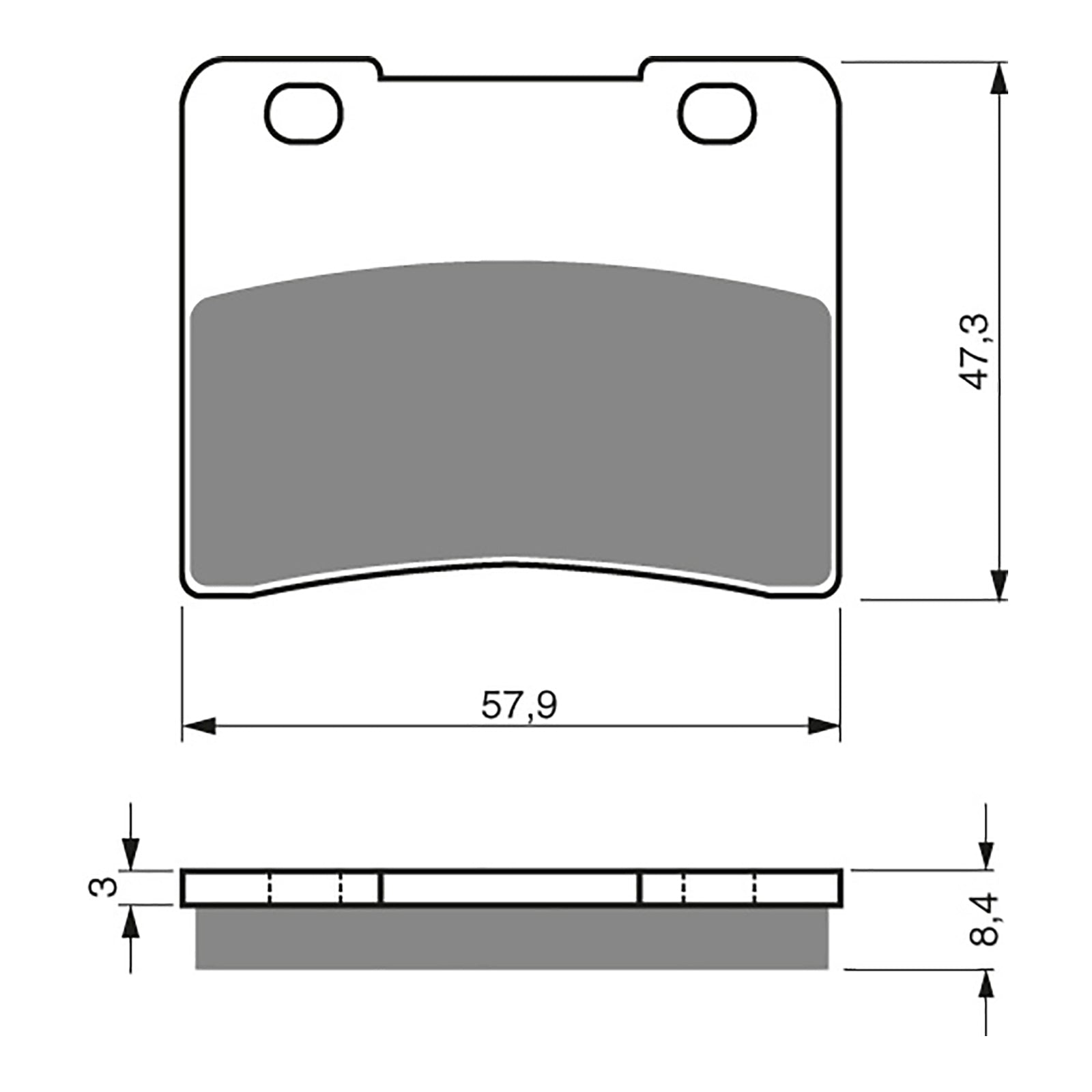 GOLDfren Brake Pads GF172 - S3
