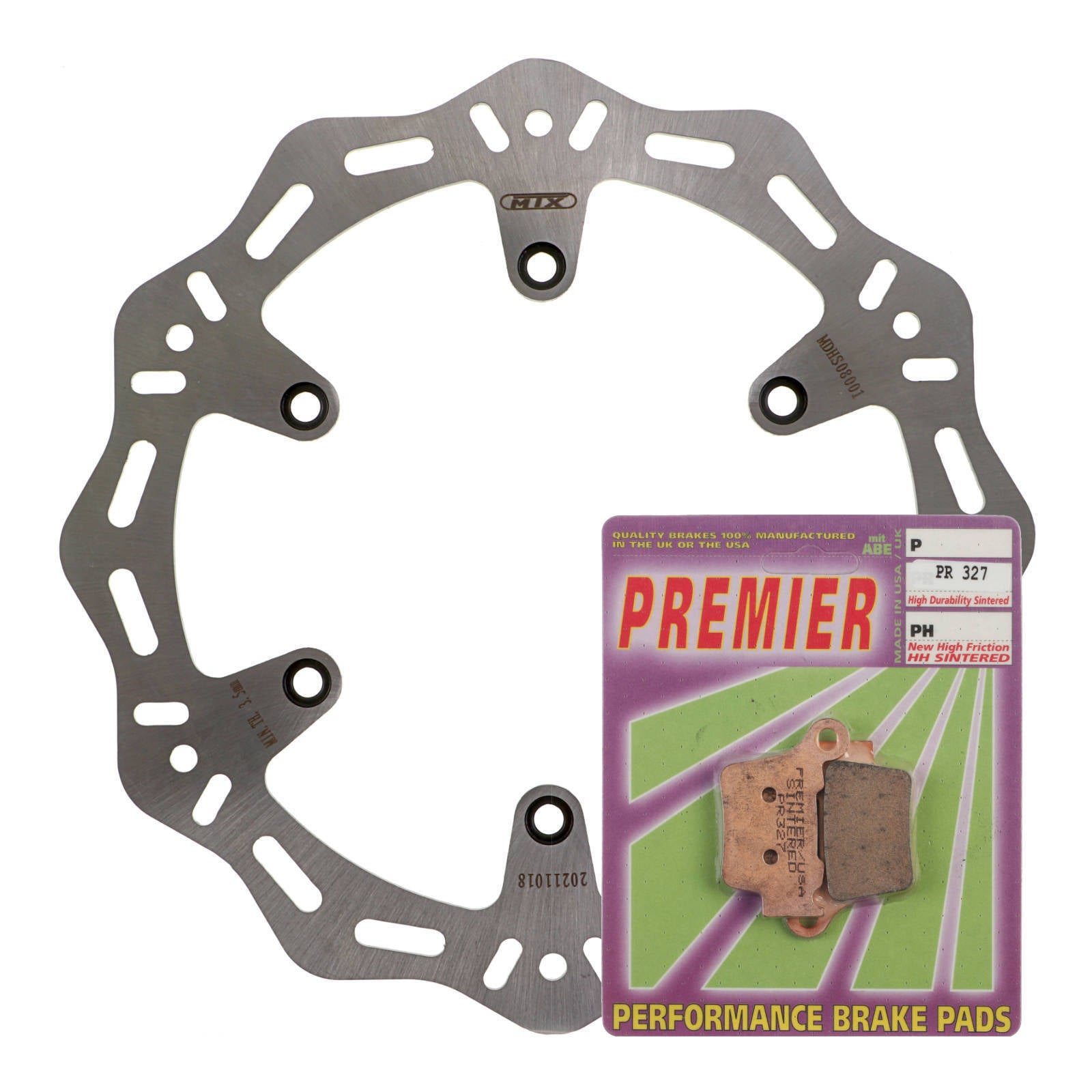 MTX Hornet Disc & Premier Pad Rear Kit - KTM