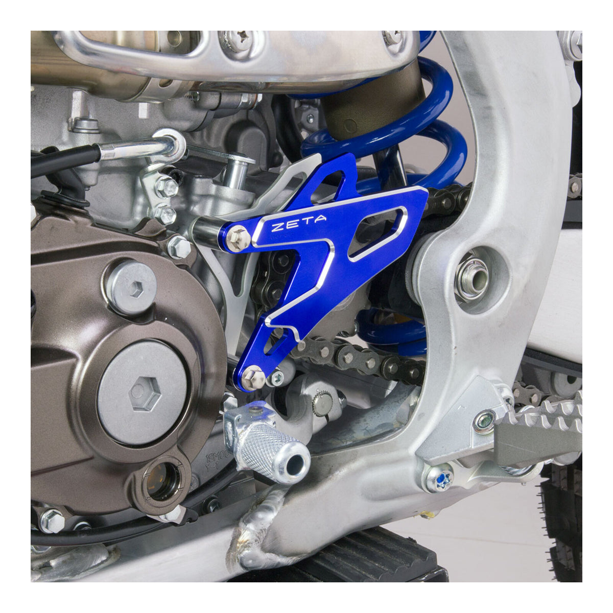 Zeta Drive Cover- Honda CRF250R '04-'09, CR250R '02-, Yamaha YZ125 '06- - Blue